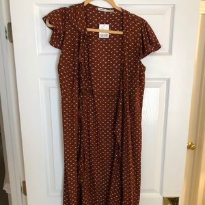 ANKLE LENGTH WRAP AROUND DRESS 👗